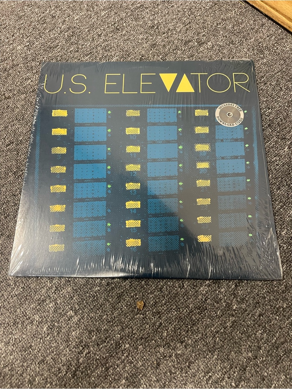 U.S. Elevator Modern Blue & Yellow - Vinyl Album - 2015